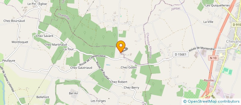 localisation de l'entreprise CUMA DU BEAUPUY à CHANTILLAC