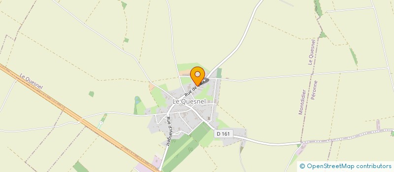 localisation de l'entreprise CUMA DU BOIS VALLEE  LE QUESNEL