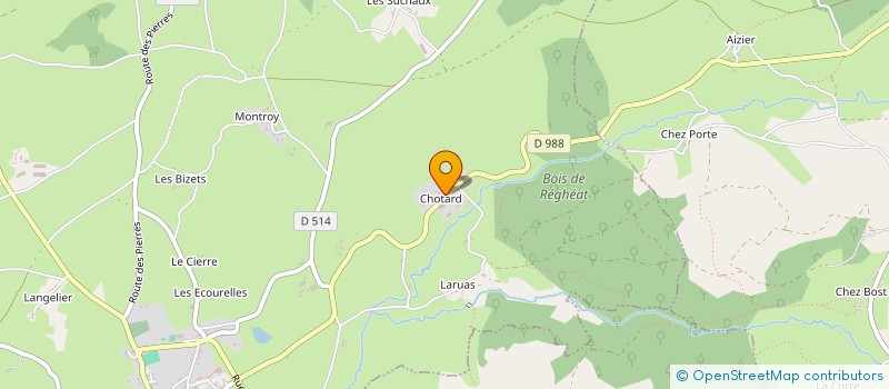 localisation de l'entreprise CUMA DU BORON  PIONSAT