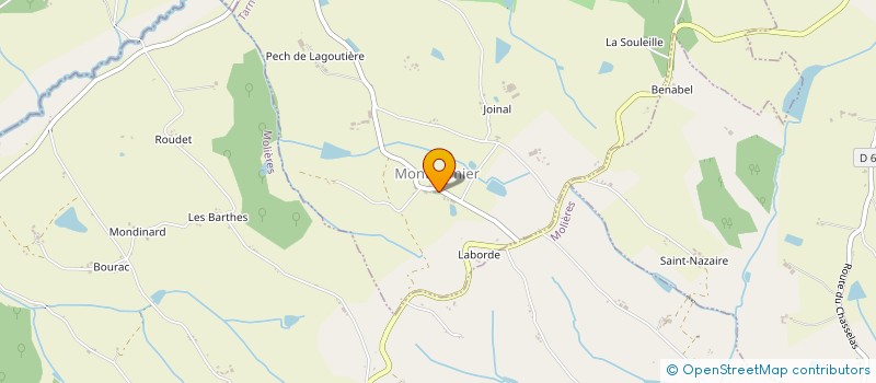 localisation de l'entreprise CUMA DU BOURG  MONTALZAT