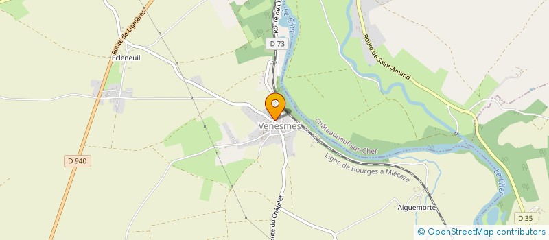 localisation de l'entreprise CUMA DU CANTON DE CHATEAUNEUF SUR CHER à CHATEAUNEUF-SUR-CHER