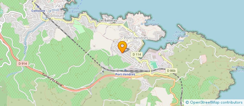 localisation de l'entreprise CUMA DU CAP BEAR  PORT-VENDRES