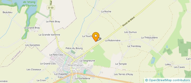 localisation de l'entreprise CUMA DU CENTRE à MANTHELAN