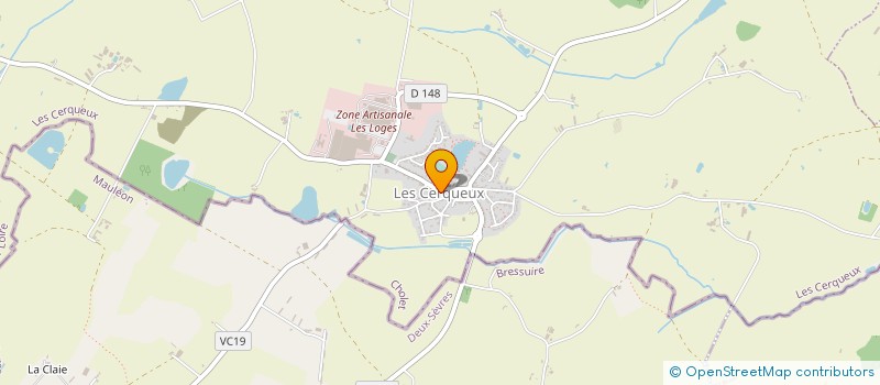 localisation de l'entreprise CUMA DU CERCLE  LES CERQUEUX