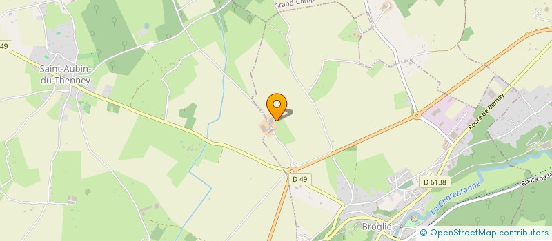 localisation de l'entreprise CUMA DU CHAMBLAC  BROGLIE