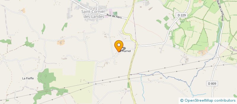 localisation de l'entreprise CUMA DU CHAMP DE LA MOTTE à MONTSECRET-CLAIREFOUGERE