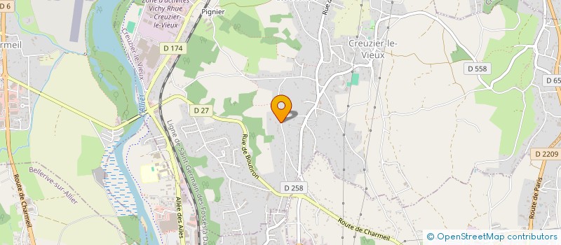 localisation de l'entreprise CUMA DU CHAROLAIS  SAINT-ETIENNE-DE-VICQ