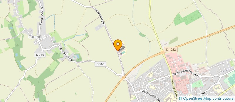 localisation de l'entreprise CUMA DU CHAUNOIS à CHAUNY
