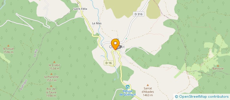 localisation de l'entreprise CUMA DU DONEZAN à QUERIGUT