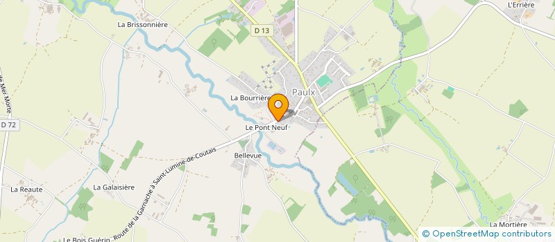 localisation de l'entreprise CUMA DU FALLERON  PAULX