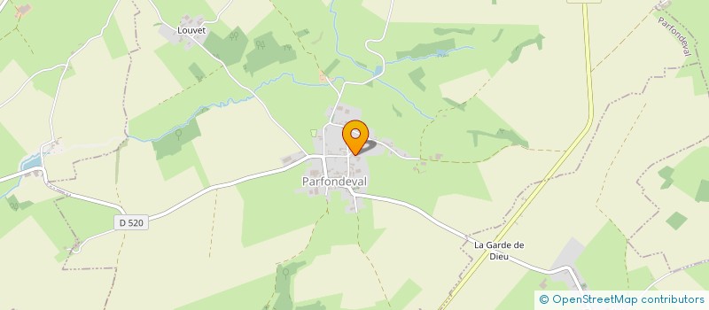 localisation de l'entreprise CUMA DU FOND DU VAL  PARFONDEVAL