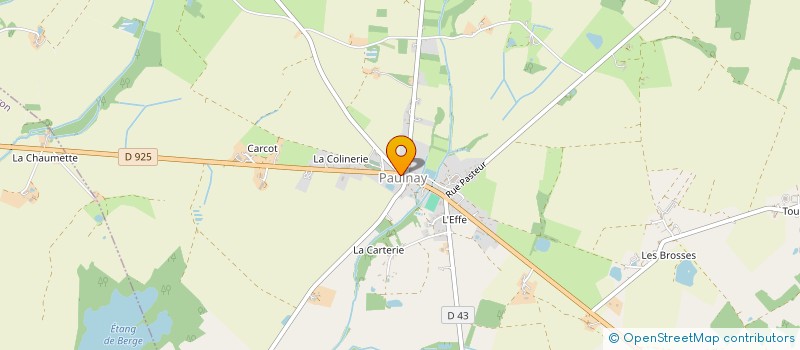 localisation de l'entreprise CUMA DU FONTENEAU  PAULNAY
