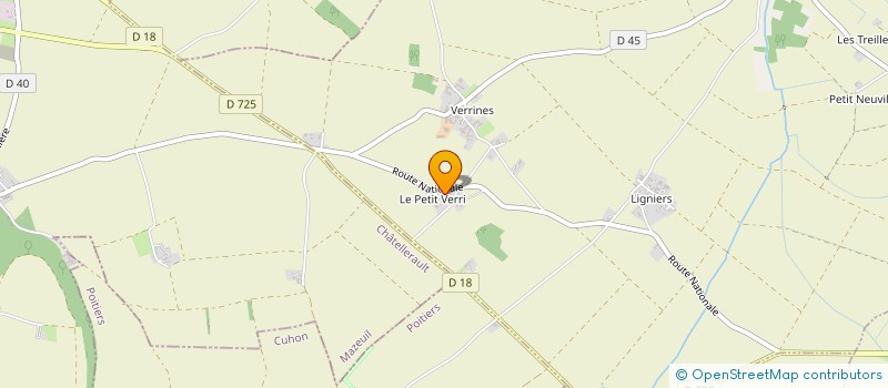 localisation de l'entreprise CUMA DU FOUILLE  CHOUPPES