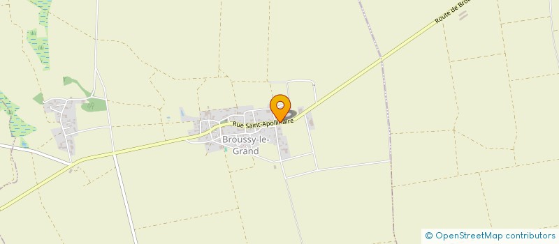 localisation de l'entreprise CUMA DU FRESNE  BROUSSY-LE-GRAND