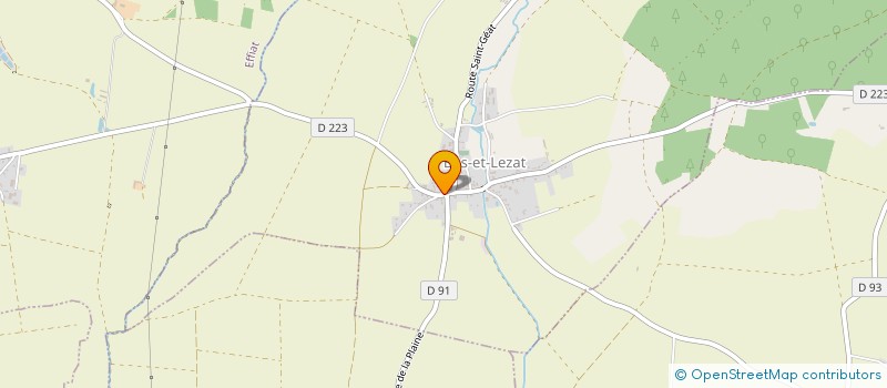 localisation de l'entreprise CUMA DU GERMINEL  BAS-ET-LEZAT