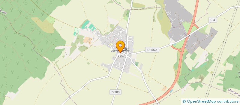 localisation de l'entreprise CUMA DU GOLF  SAVIGNY-LE-SEC