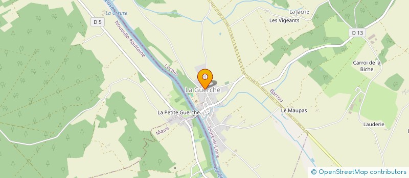 localisation de l'entreprise CUMA DU GROS CHENE  PAULMY