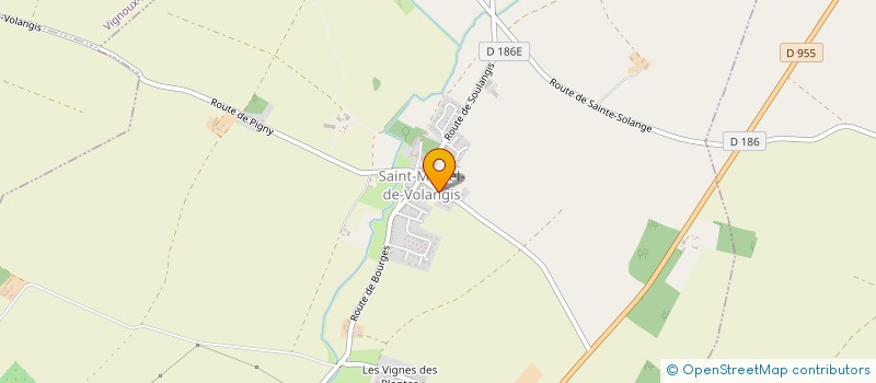 localisation de l'entreprise CUMA DU LANGIS  SAINT-MICHEL-DE-VOLANGIS