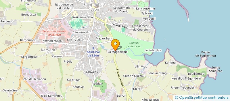 localisation de l'entreprise CUMA DU LEON  SAINT-POL-DE-LEON