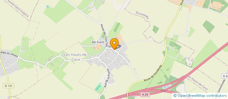 localisation de l'entreprise CUMA DU LIN  LES HAUTS-DE-CAUX