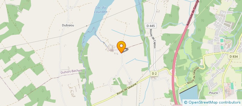 localisation de l'entreprise CUMA DU LOURDEN  AIRE-SUR-L'ADOUR