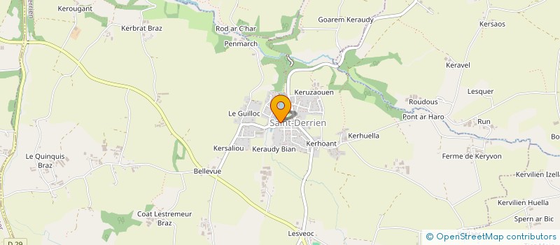 localisation de l'entreprise CUMA DU MENGLEUZ  SAINT-VOUGAY