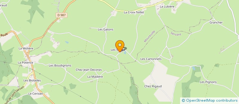 localisation de l'entreprise CUMA DU MENHIR  MOUREUILLE