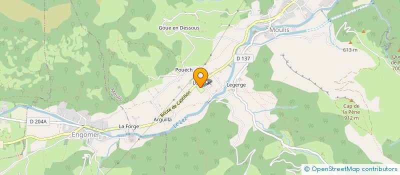 localisation de l'entreprise CUMA DU MONT CALIBERT à SAINT-GIRONS