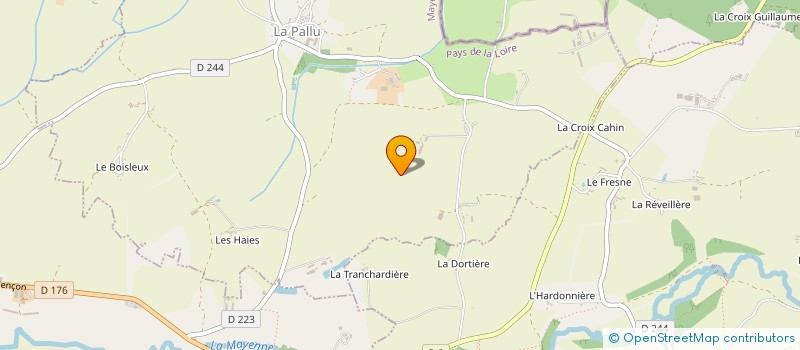 localisation de l'entreprise CUMA DU MONT FRILOUX  LA PALLU