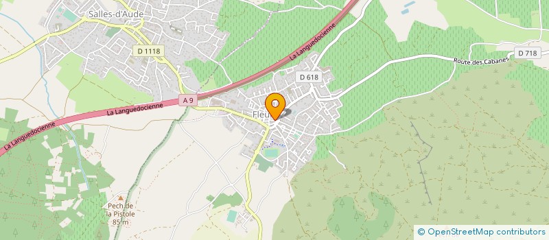 localisation de l'entreprise CUMA DU MOULIN A FLEURY D AUDE à FLEURY
