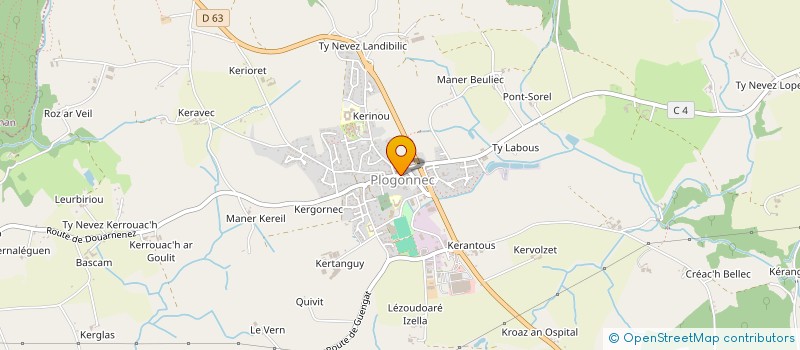 localisation de l'entreprise CUMA DU NEVET  PLOGONNEC