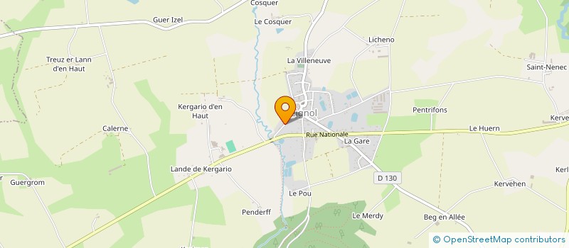 localisation de l'entreprise CUMA DU PAYS DE KLEG à SEGLIEN
