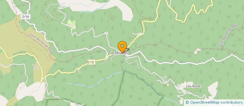 localisation de l'entreprise CUMA DU PENDEDIS  SAINT-MICHEL-DE-DEZE