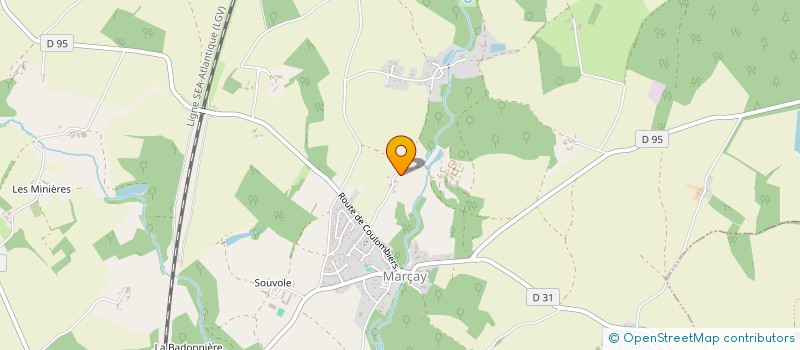 localisation de l'entreprise CUMA DU PIGEONNIER  VIVONNE