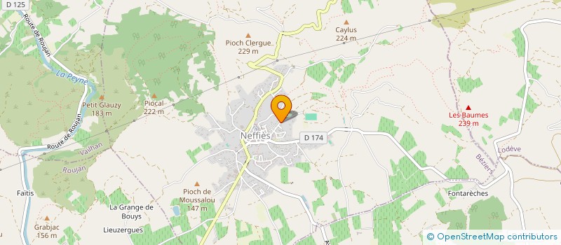 localisation de l'entreprise CUMA DU PIOCAL  NEFFIES