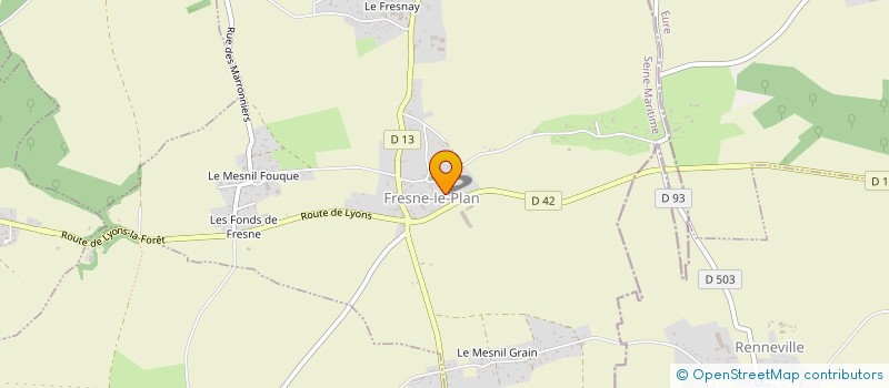 localisation de l'entreprise CUMA DU PLATEAU  FRESNE-LE-PLAN