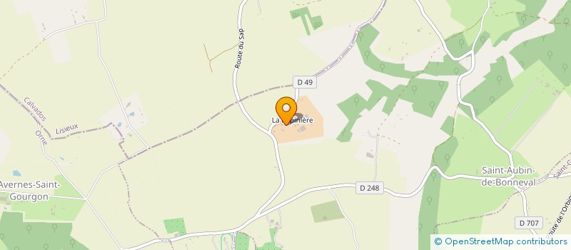 localisation de l'entreprise CUMA DU PLATEAU D'AVERNES à SAINT AUBIN DE BONNEVAL