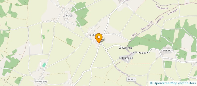 localisation de l'entreprise CUMA DU PLATEAU MELLOIS CHAIL  FONTIVILLIE