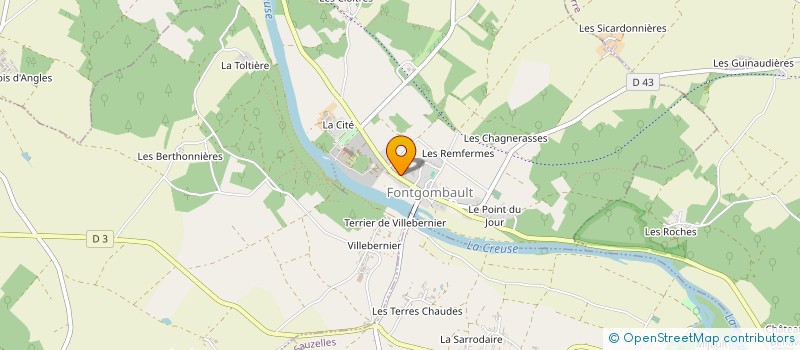 localisation de l'entreprise CUMA DU POITEVIN à FONTGOMBAULT