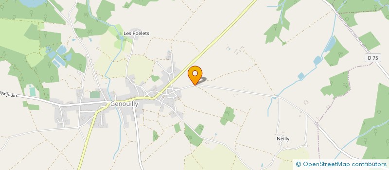 localisation de l'entreprise CUMA DU POT à GENOUILLY