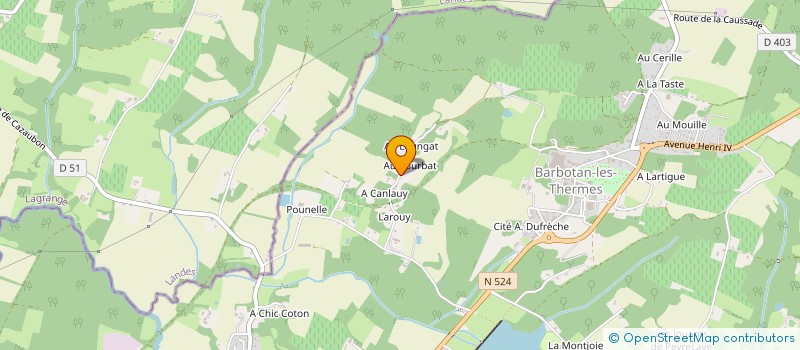 localisation de l'entreprise CUMA DU PRADO A LAREE  LAREE