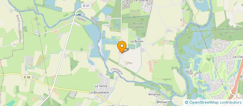 localisation de l'entreprise CUMA DU PROGRES  CHAVAGNE