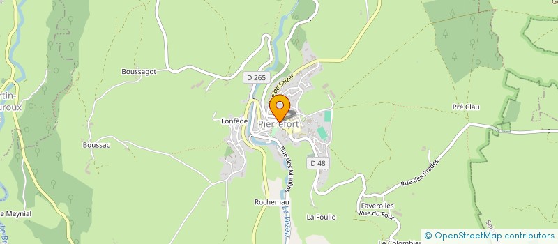 localisation de l'entreprise CUMA DU PUECH DU MONTEIL à PIERREFORT