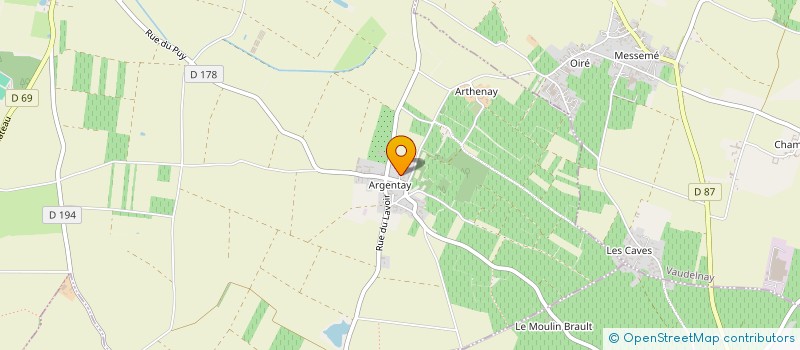 localisation de l'entreprise CUMA DU PUY à DOUE-EN-ANJOU