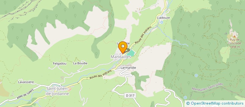 localisation de l'entreprise CUMA DU PUY DE L USCLADE à MANDAILLES SAINT JULIEN