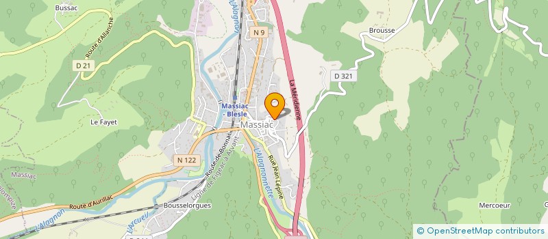 localisation de l'entreprise CUMA DU ROCHER à LASTIC