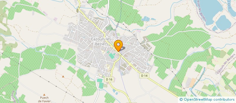 localisation de l'entreprise CUMA DU ROUGEAS à CAZOULS-LES-BEZIERS