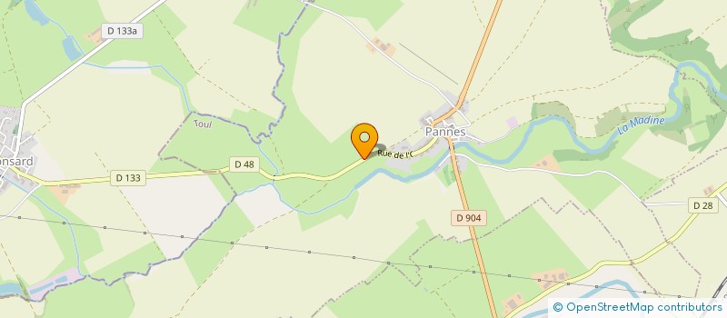 localisation de l'entreprise CUMA DU RUPT DU MAD à PANNES