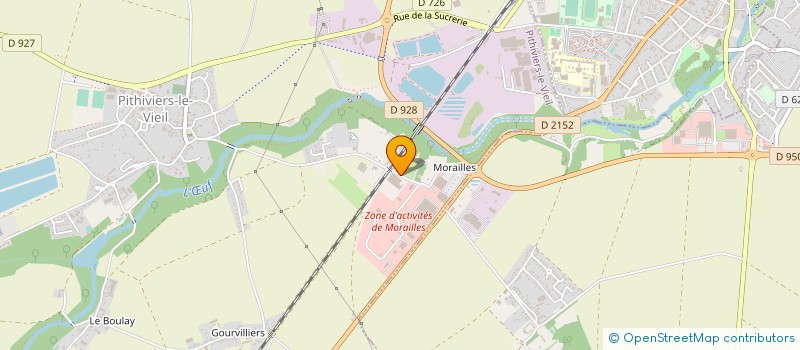 localisation de l'entreprise CUMA DU SANITAS  PITHIVIERS-LE-VIEIL