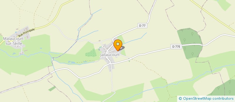 localisation de l'entreprise CUMA DU SAULNOIS  JALLAUCOURT